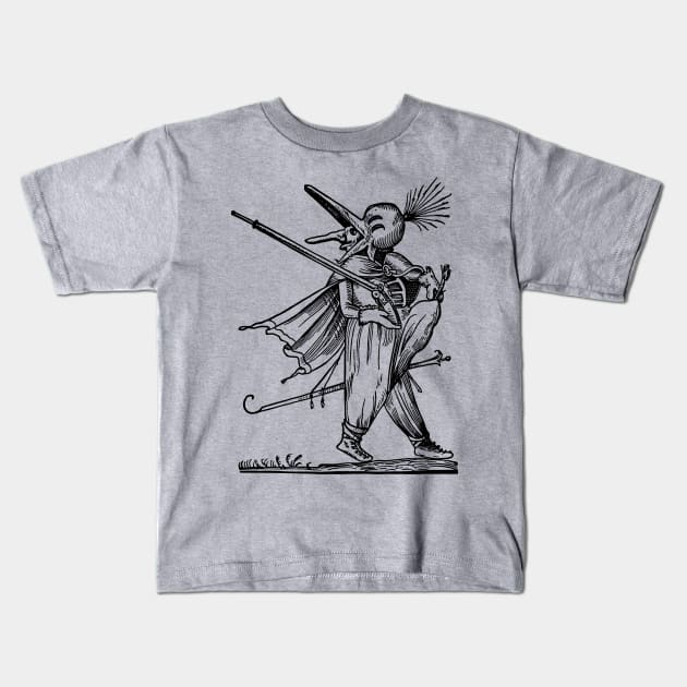 Grotesque #55 The Drolatic Dreams of Pantagruel (1565) Kids T-Shirt by n23tees